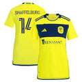 Jacob Shaffelburg Nashville SC adidas Women's 2024 The 615 Kit Replica Player Jersey - Yellow/Black