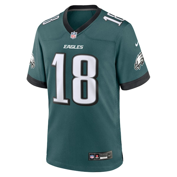 John Metchie III Philadelphia Eagles Nike Team Game Jersey - Midnight Green