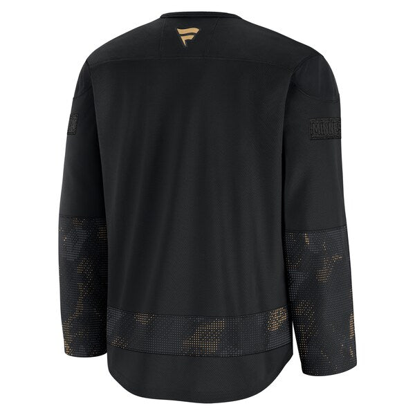 Minnesota Wild  2024 Military Appreciation Practice Jersey - Black