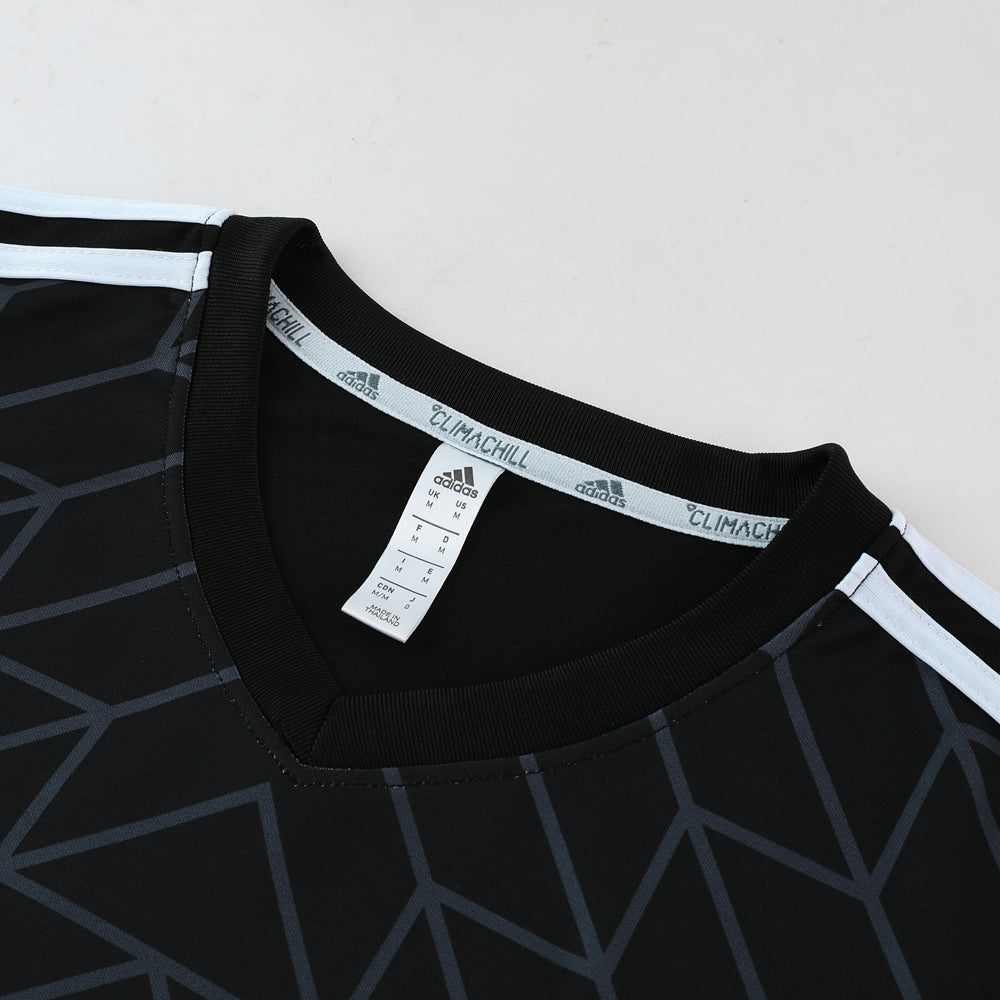 Adidas Short Sleeve Training Jersey Set - AD05- Black