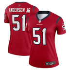Will Anderson Jr. Houston Texans Nike Women's  Legend Jersey - Red/Navy