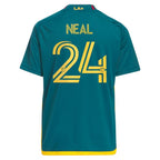 Jalen Neal LA Galaxy adidas Youth 2024 LA Kit Replica Player Jersey - Green