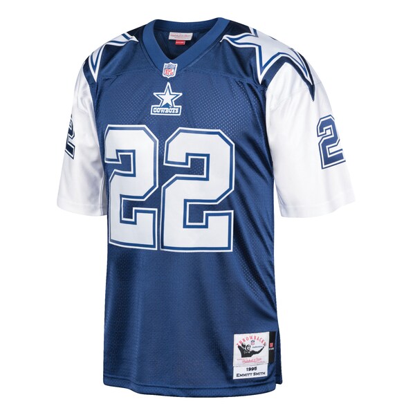 Emmitt Smith Dallas Cowboys 1995 Authentic Throwback Retired Player Jersey - Navy