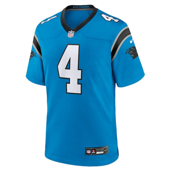 Tetairoa McMillan Carolina Panthers Nike Alternate Game Jersey - Blue/Black