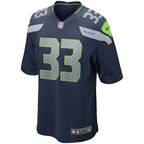 Jamal Adams Seattle Seahawks Nike Game Player Jersey - College Navy/Neon Green