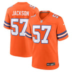 Tom Jackson Denver Broncos Nike Mile High Collection 1977 Throwback Retired Player Game Jersey - Orange