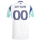 New England Revolution adidas 2025 Eastern White Pine x Flag of New England Replica Custom Jersey - White