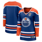 Edmonton Oilers  Women's 2025 Stanley Cup Final Home Breakaway Jersey - Royal