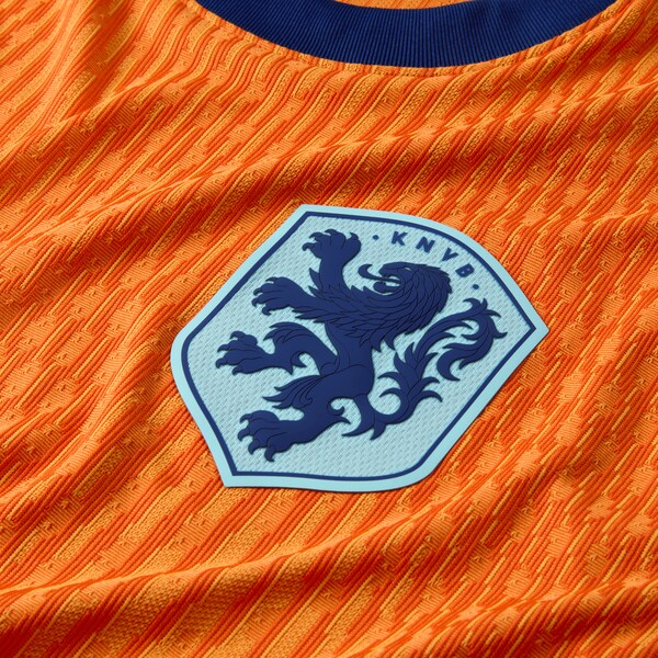 Netherlands National Team Nike 2024 Home Authentic Blank Jersey - Orange