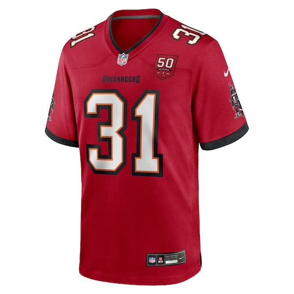 Antoine Winfield Jr. Tampa Bay Buccaneers Nike 50th Season Team Game Jersey - Red