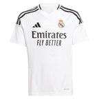 Los Merengues adidas Youth 2024/25 Home Replica Custom Jersey - White