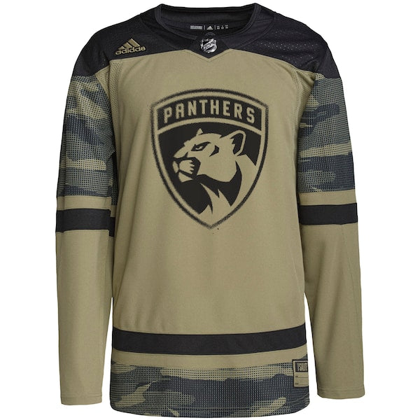 Florida Panthers adidas Military Appreciation Team Authentic Practice Jersey - Camo