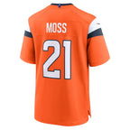 Riley Moss Denver Broncos Nike Team Game Jersey -  Orange