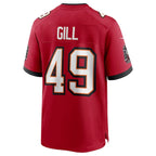Cam Gill Tampa Bay Buccaneers Nike Game Jersey - Red