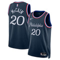 Jared McCain Philadelphia 76ers Nike Unisex 2025/26 Swingman Jersey - Navy - City Edition