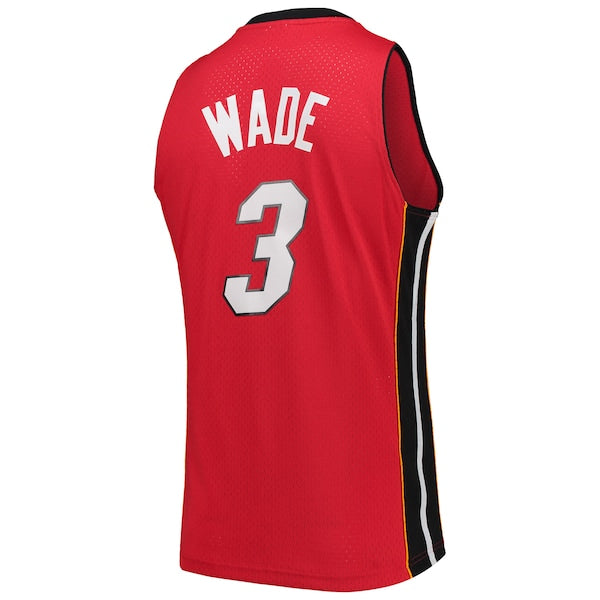 Dwyane Wade Miami Heat Big & Tall Hardwood Classics 2005/06 Swingman Jersey - Red