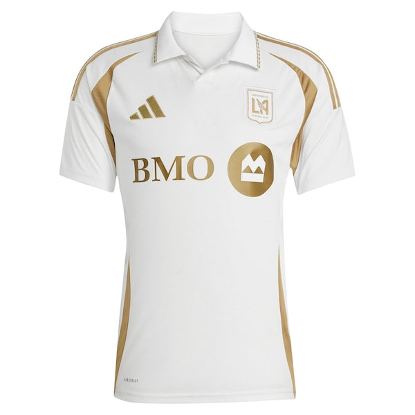 LAFC adidas 2025 Secondary Replica Custom Jersey - White