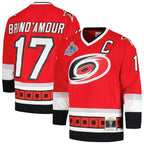 Rod Brind'Amour Carolina Hurricanes  2005/06 Captain Patch Blue Line Player Jersey - Red