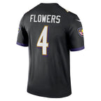Zay Flowers Baltimore Ravens Nike Alternate Legend Jersey - Black