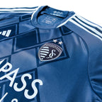 Erik Thommy Sporting Kansas City adidas 2024 Diamonds Our Forever Authentic Player Jersey – Navy