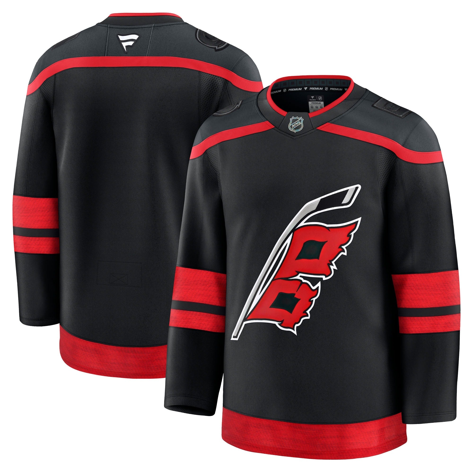 Carolina Hurricanes  Throwback Premium Jersey - White/Red/Black