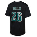 Saquon Barkley Philadelphia Eagles Nike Youth Fashion Game Jersey - Carbon Black