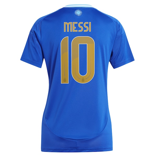 Lionel Messi Argentina National Team adidas Women's 2024 Away Replica Player Jersey - Blue/White