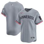 Minnesota Twins Nike Road Limited Jersey – Gray