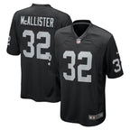 Tyreik McAllister Las Vegas Raiders Nike Team Game Jersey -  Black