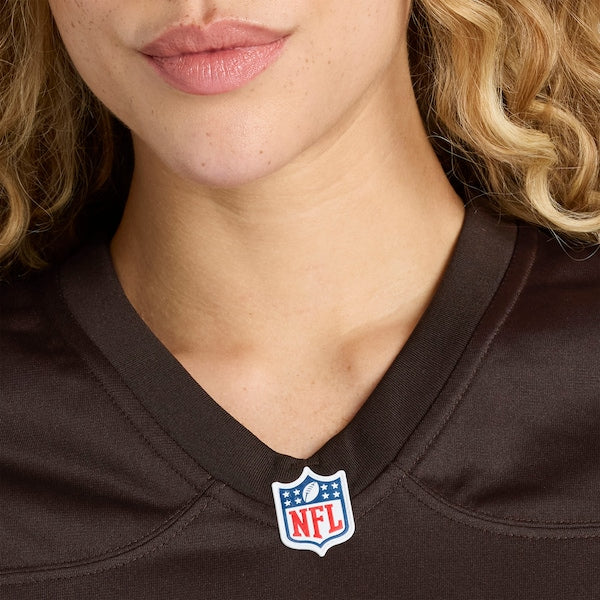 Shedeur Sanders Cleveland Browns Nike Women's 2025 NFL Draft Game Jersey - Brown
