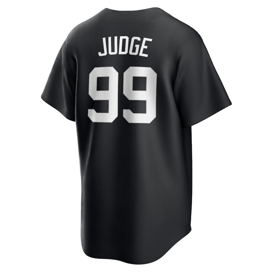 Men's New York Yankees Aaron Judge Nike Black Official Replica Player Jersey