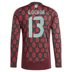 Guillermo Ochoa Mexico National Team adidas 2024 Home Replica Player Long Sleeve Jersey - Burgundy