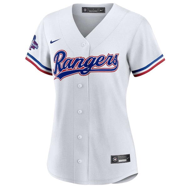 Texas Rangers Nike Women's Home 2023 World Series Champions Replica Team Jersey - White