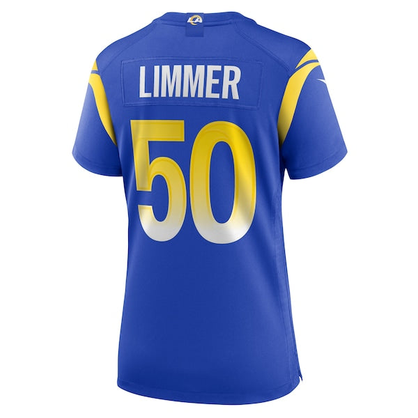 Beaux Limmer Los Angeles Rams Nike Women's  Game Jersey -  Royal
