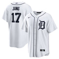 Jace Jung Detroit Tigers Nike Home Replica Jersey - White