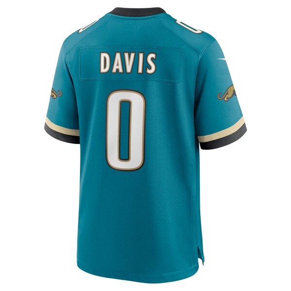 Gabe Davis Jacksonville Jaguars Nike Prowler Throwback Player Game Jersey - Teal