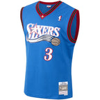 Allen Iverson Philadelphia 76ers 1999/2000 Hardwood Classics Swingman Jersey - Royal