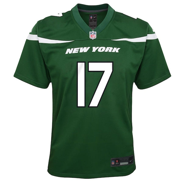 Garrett Wilson New York Jets Nike Youth Game Jersey - Green/White