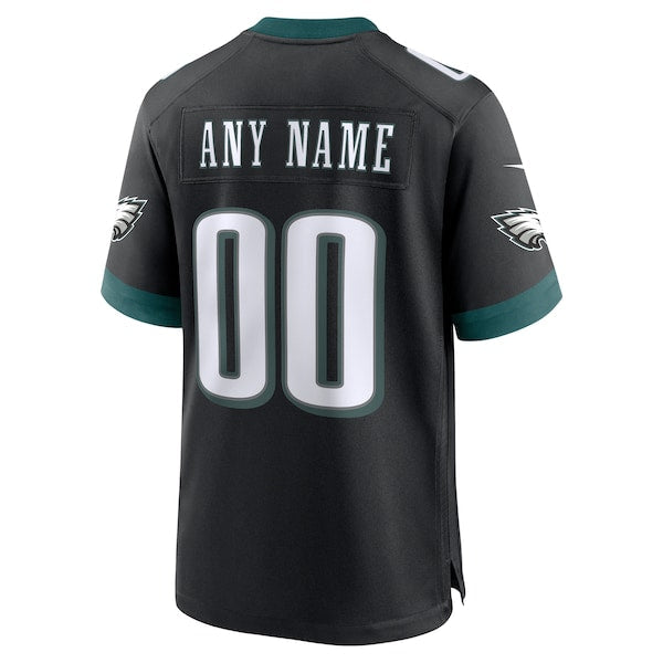 Philadelphia Eagles Nike Super Bowl LIX Custom Alternate Game Jersey - Black