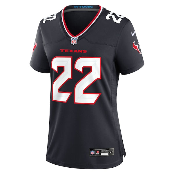 Cam Akers Houston Texans Nike Women's Team Game Jersey -  Navy