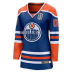 Edmonton Oilers  Women's 2025 Stanley Cup Final Home Breakaway Custom Jersey - Royal