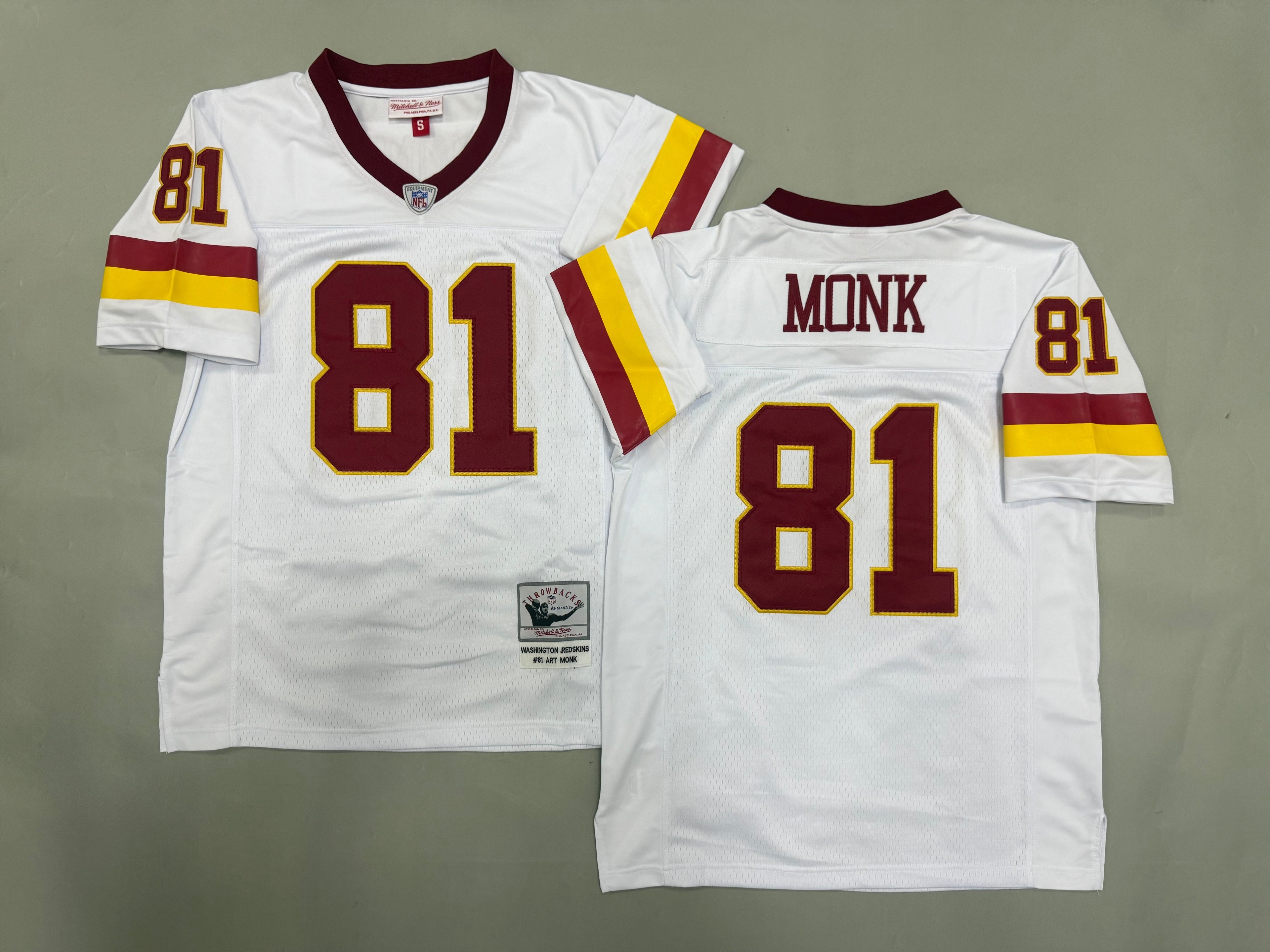 Art Monk Washington Redskins Authentic Throwback Retired Player Jersey