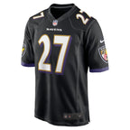 J.K. Dobbins Baltimore Ravens Nike Game Jersey - Black/Purple/White