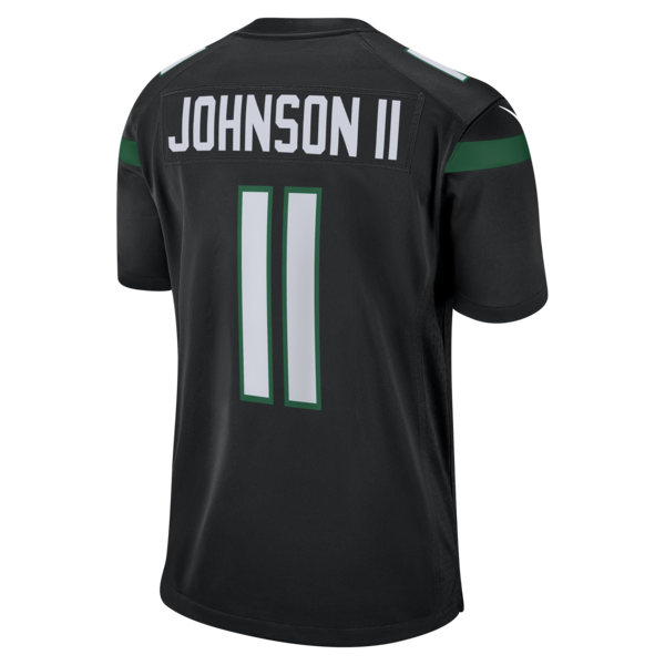 Jermaine Johnson II New York Jets Nike Alternate Game Jersey - Stealth Black