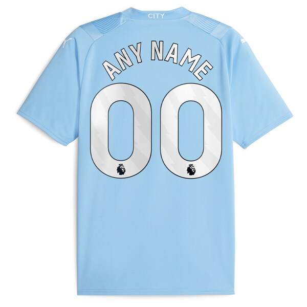 Manchester City Puma 2023/24 Home Replica Custom Jersey - Sky Blue