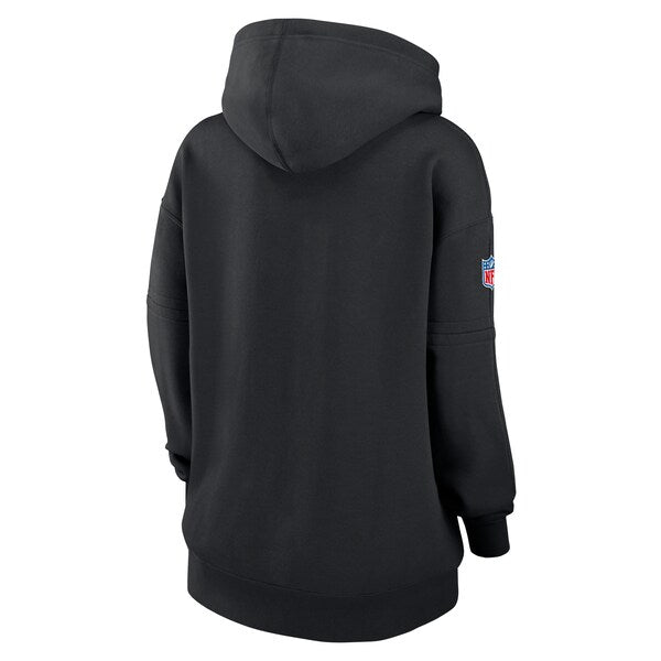Indianapolis Colts Nike Women's 2024 NFL Crucial Catch Club Pullover Hoodie - Black