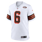Baker Mayfield Cleveland Browns Nike 1946 Collection Alternate Game Jersey - White/Brown