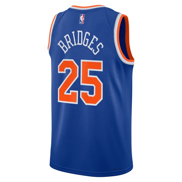 Mikal Bridges New York Knicks Nike Youth Swingman Jersey - Icon Edition - Blue