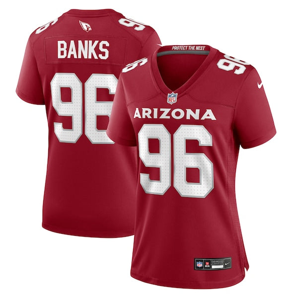 Eric Banks Arizona Cardinals Nike Women's  Game Jersey -  Cardinal
