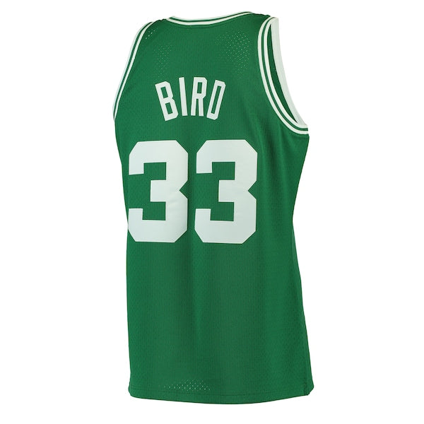 Larry Bird Boston Celtics  Hardwood Classics Swingman Jersey - Kelly Green/White
